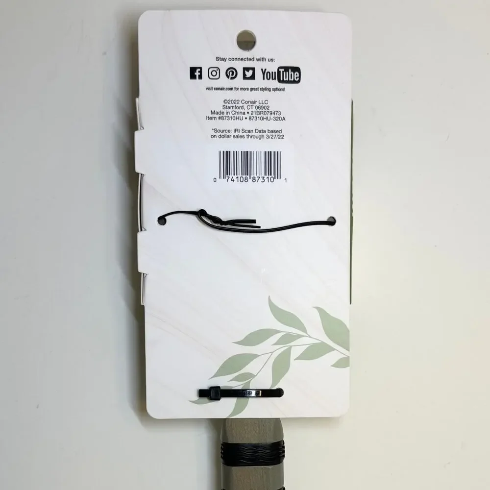 CONAIR Natural Stylers’ Classic Wood Hairbrush